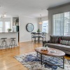 Open space living area with natural lighting