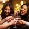 a group of friends drinking